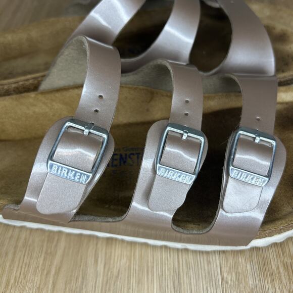 Birkenstock Womens 42 US 11 Florida Sandal Mauve Pink Birko-Flor Slides Narrow - Picture 6 of 7